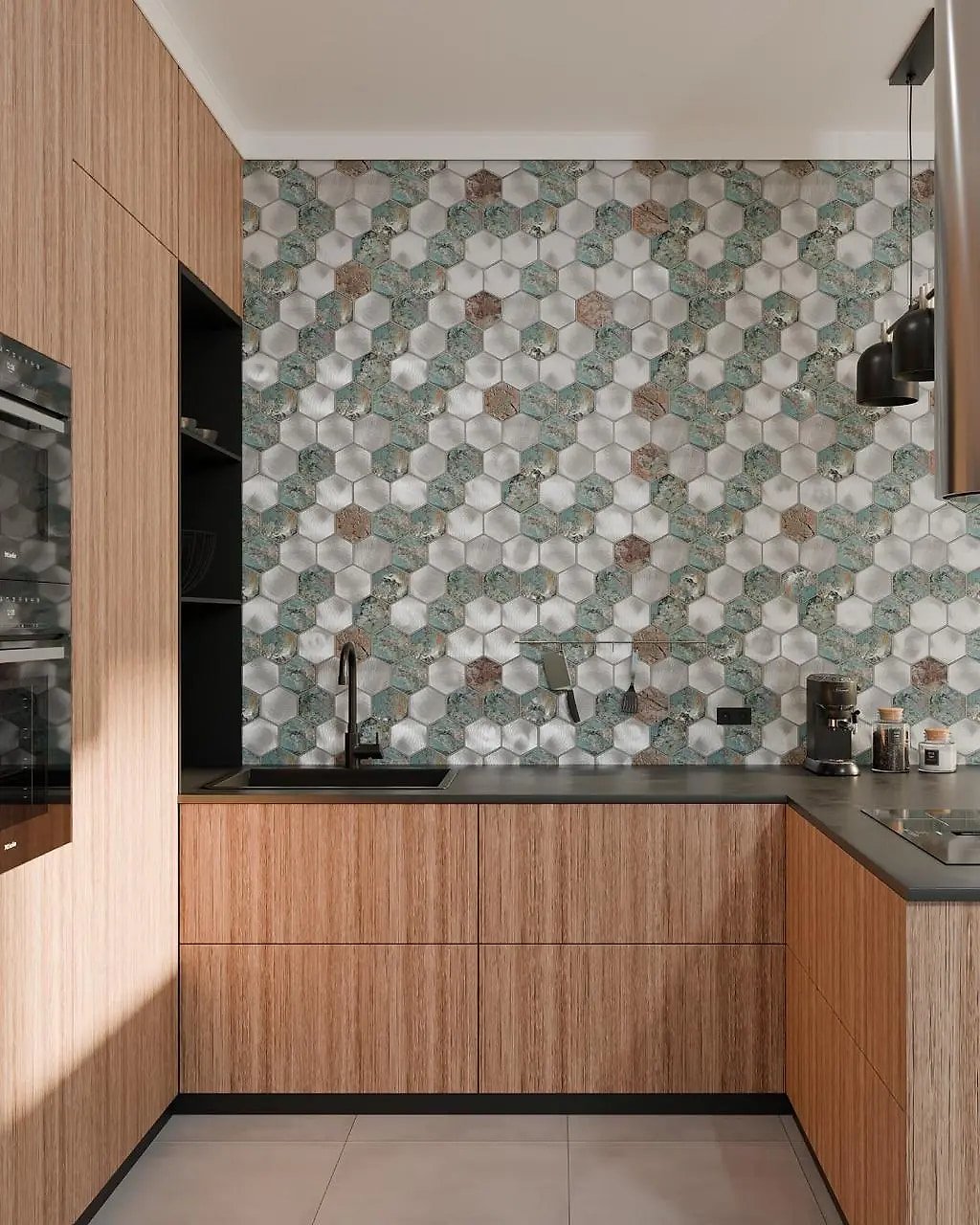 Mosaïque sur-mesure, découpe et calepinage signature