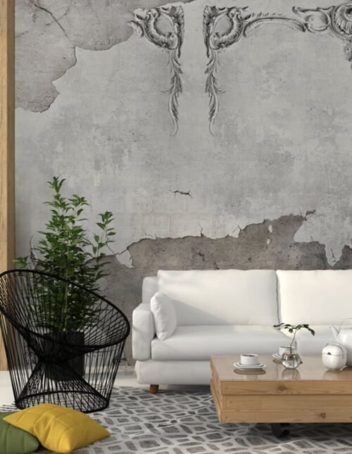 Papier peint Bacardia personnalisable 85€/m², fabrication 10 jours, express 4 jours
