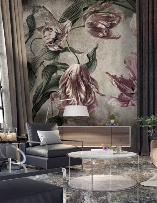 Papier peint Belicia personnalisable 500x300 cm, 85€/m², livraison express 4 jours