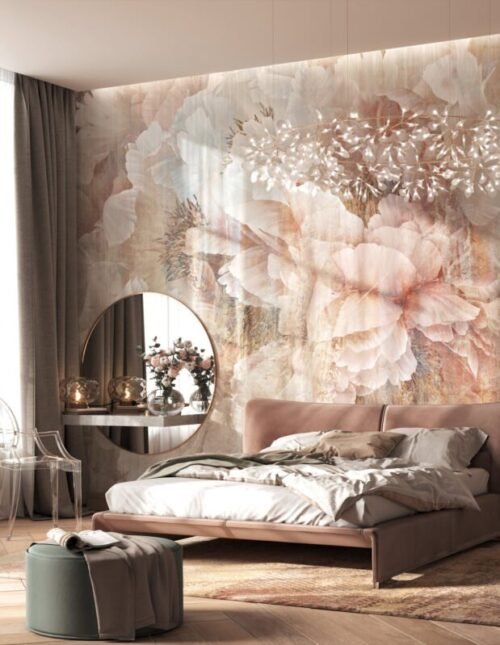 Papier peint Celine sur mesure 500x300 cm, fabrication 10 jours