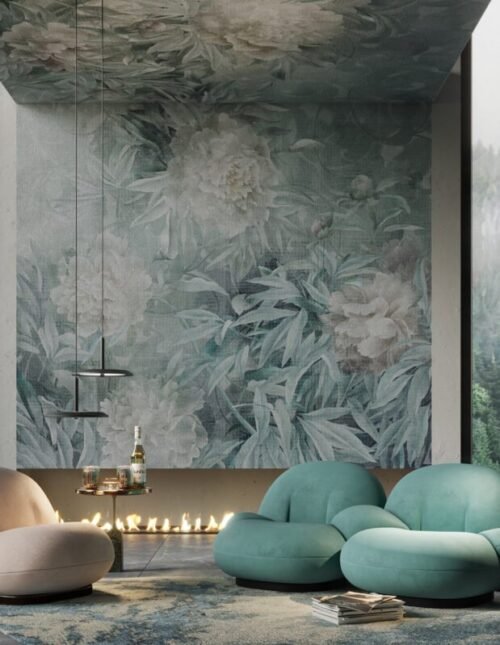 Papier peint Charm personnalisé sur mesure, format 500x300 cm, prix à partir de 65€/m²