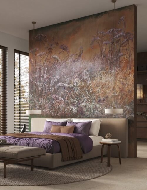 Papier peint Erbe personnalisé sur mesure, impression vinyle ou interlining