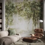 Papier peint Freya personnalisable en vinyle ou interlining