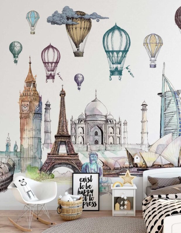 Papier peint Go To Travel