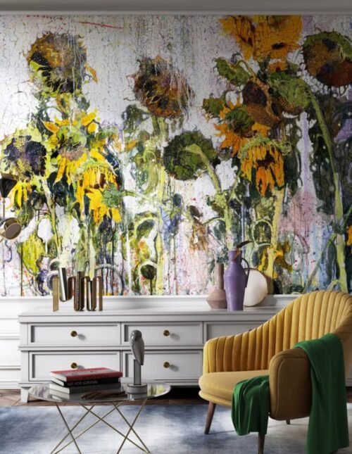 Papier peint Hellia sur mesure 500x300 cm, disponible à partir de 65€/m²