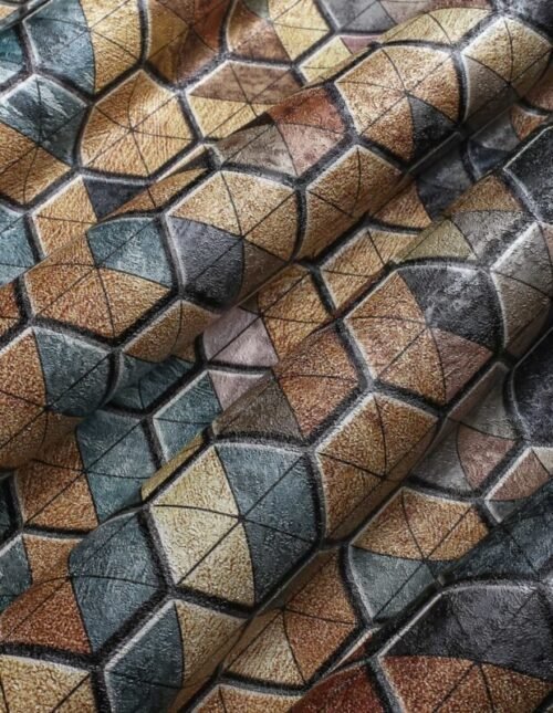 Papier peint Hexus personnalisable en interlining ou vinyle, échantillons disponibles