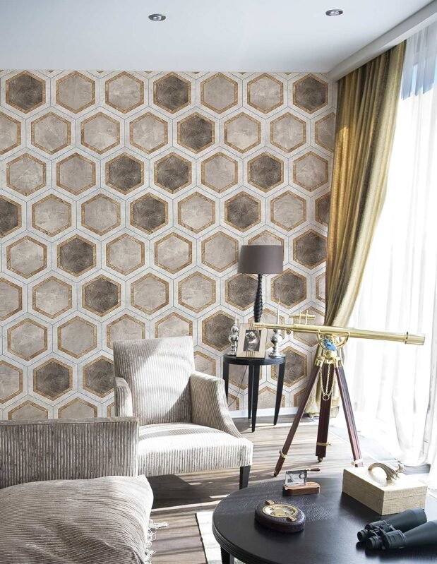 Papier peint Honey Comb
