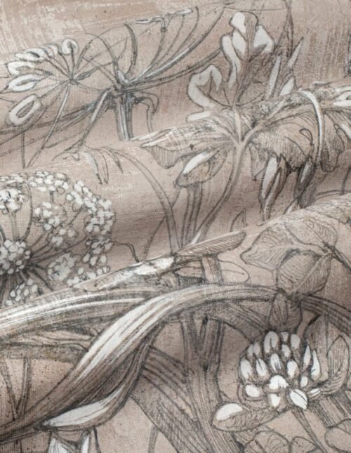 Papier peint Gardenia personnalisable 85€/m², fabrication en 10 jours