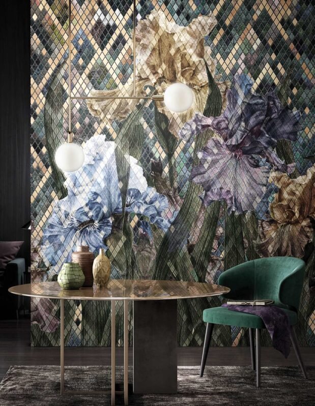 Papier peint Iris