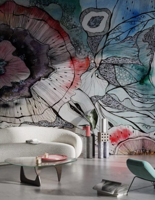 Papier peint mural personnalisable Jam, motif et taille sur mesure