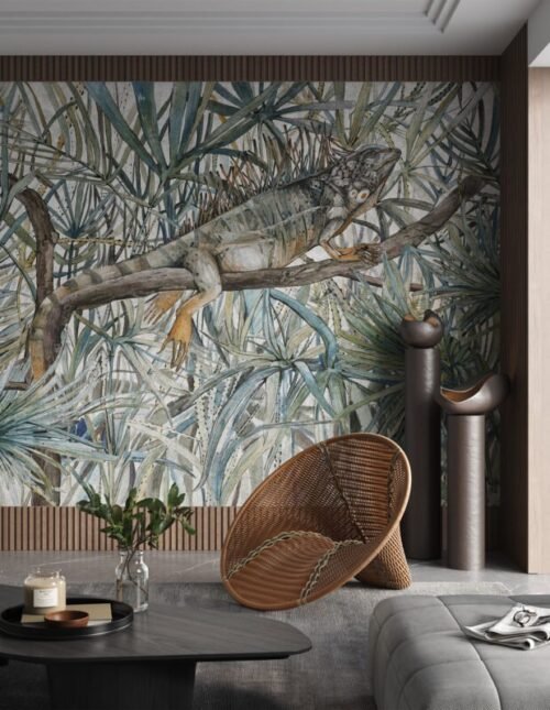 Papier peint Komodo personnalisable en interlining ou vinyle