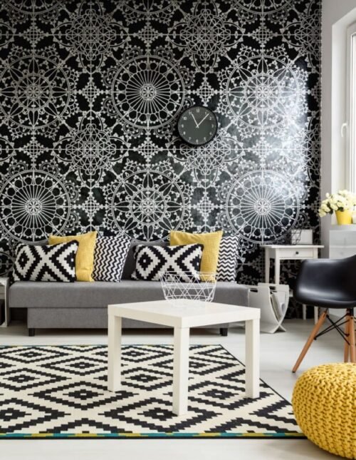 Papier peint Lace personnalisable 500x300 cm, livraison en 10 jours
