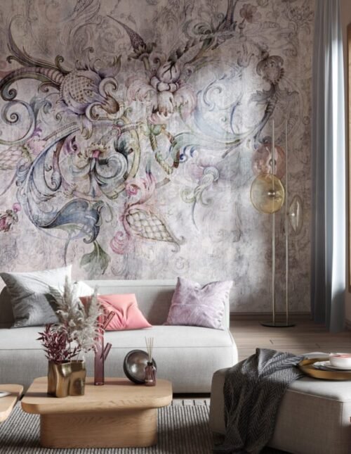 Papier peint Morris personnalisable 500x300 cm à partir de 65€/m²