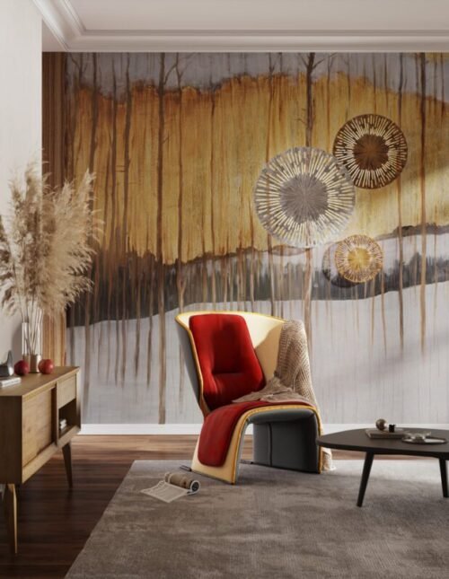 Papier peint Neve personnalisable 500x300 cm, livraison en 10 jours