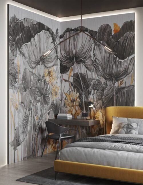Papier peint Nostro personnalisable 500x300 cm, vinyle ou interlining