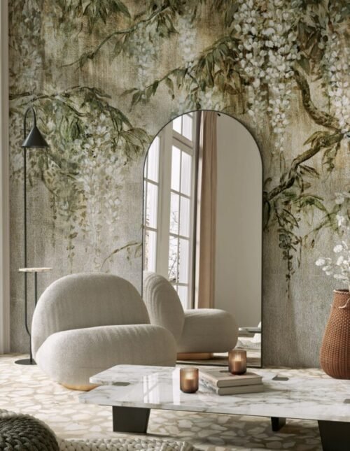 Papier peint Novia personnalisable en vinyle ou toile, 500x300 cm