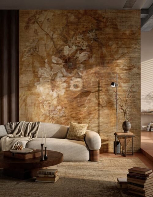 Papier peint Russet personnalisable sur mesure, fabrication en 10 jours