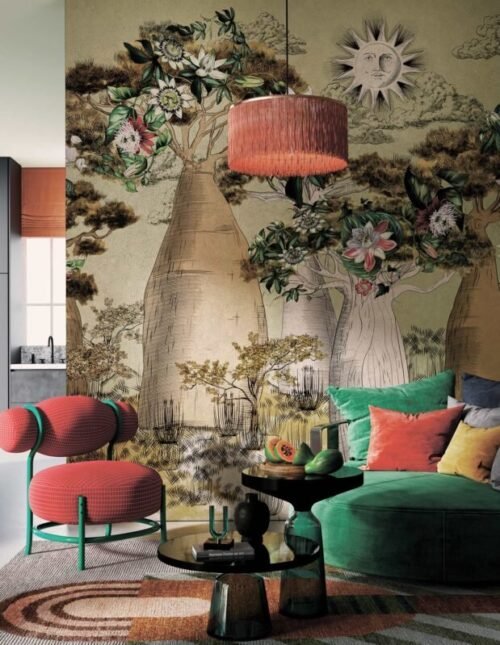 Papier peint Savana personnalisable 500x300 cm à partir de 65€/m²