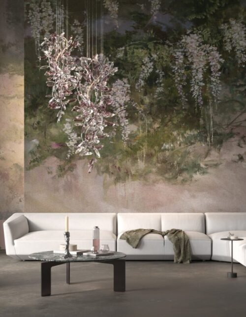 Papier peint Sophora personnalisable 500x300 cm en vinyle ou interlining