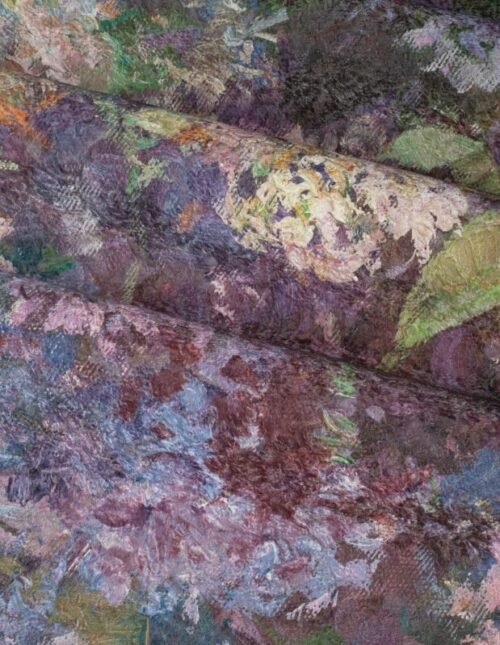 Papier peint violet personnalisable en vinyle ou toile