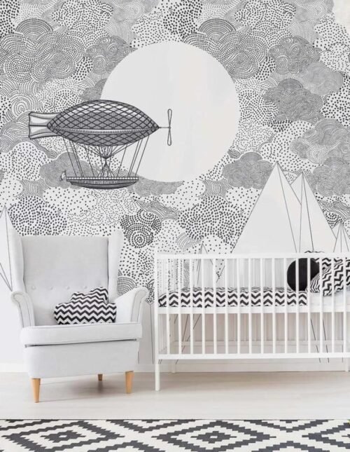 Papier peint personnalisé sur mesure avec motif géographique