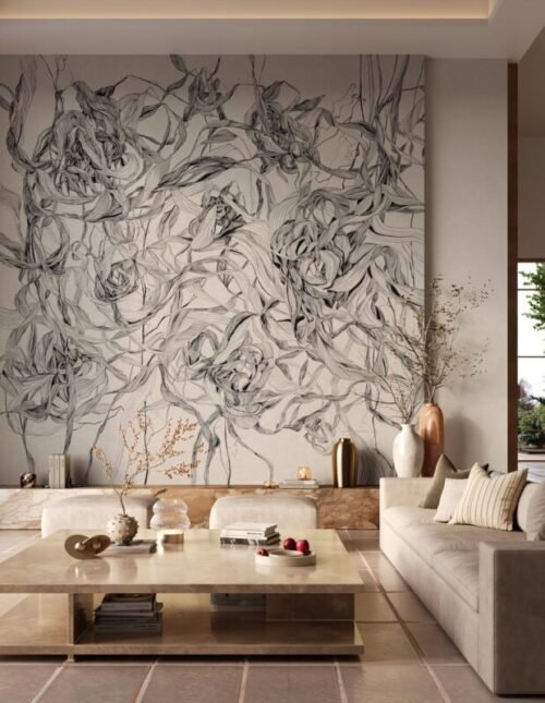 Papier peint personnalisable Whisper 500x300 cm