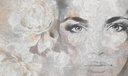 Papier peint gris et or avec motif naturel élégant