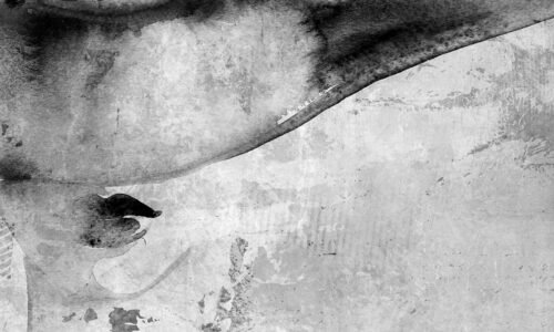 Papier peint The Secret gris et noir avec motif géométrique