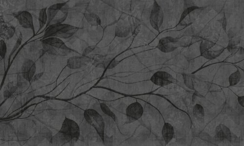 Papier peint gris et noir avec motif entrelacé