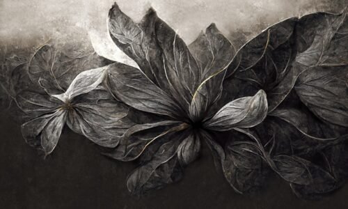 Papier peint New Fusion gris noir or motif géométrique