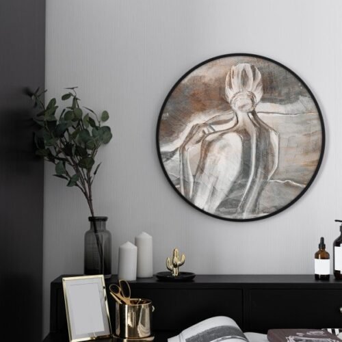 Papier peint cercle Dreamland, motif géométrique, pose autocollante