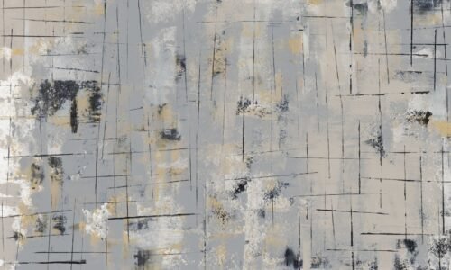 Papier peint Transcend gris, noir et multicolore