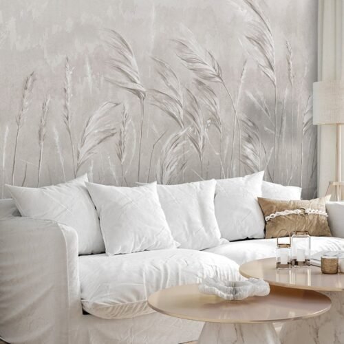 Papier peint gris Natural Essence pour intérieur moderne