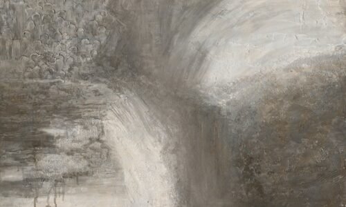 Papier peint gris Aurora Mist 2 pour mur intérieur