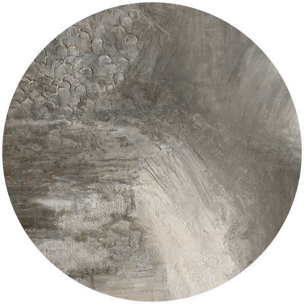 Cercle décoratif mural imprimé sur toile autocollante Aurora Mist 2