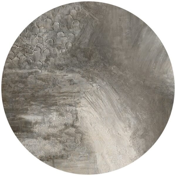 Papier peint cercle Aurora Mist 2 sur toile autocollante