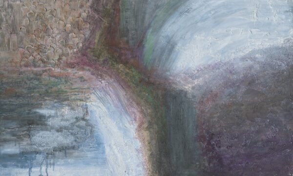 Papier peint Aurora Mist 3 bleu multicolore pour mur intérieur