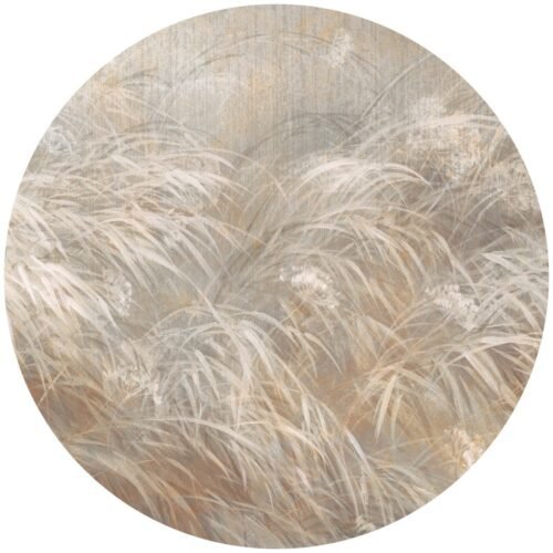 Papier peint cercle Soft Rattle 2, décoration murale géométrique