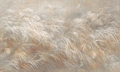 Papier peint Soft Rattle 2 multicolore pour décoration murale
