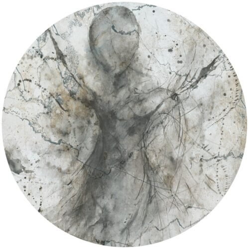 Papier peint mural cercle In My Mind 3, design personnalisable