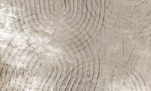 Papier peint Stone Tales Cachemire Blanc motif géométrique uni