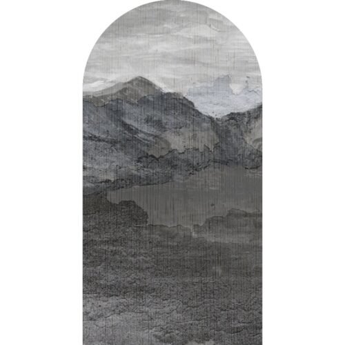 Papier peint arche Bulky Peaks en toile autocollante ou papier traditionnel