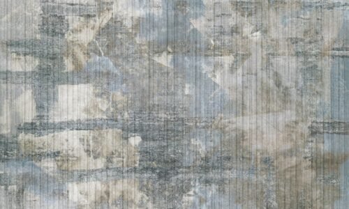 0113-2-RE-STONE-PULSE_web-mockup-1.jpg Papier peint Stone Pulse 2 bleu multicolore posé sur un mur