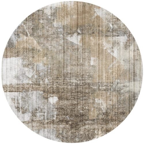 Papier peint cercle Stone Pulse 3, décoration murale autocollante ou traditionnelle