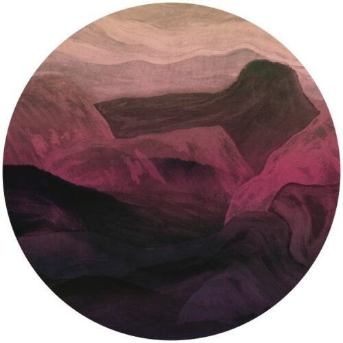Papier peint cercle Stone Flow 2 en version murale
