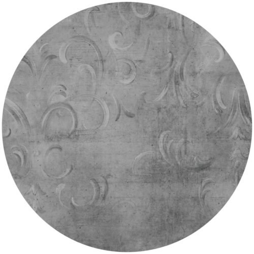 Cercle décoratif papier peint Antique Lace 4, motif vintage, pose autocollante ou traditionnelle