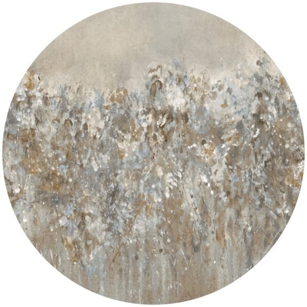 Papier peint décoratif cercles Spring Chaplet, 3 tailles disponibles