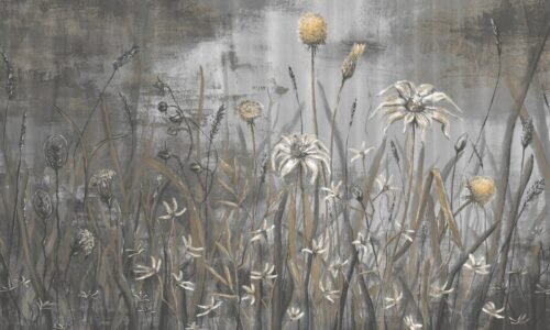0117-2-VE-COLD-FLOWERS_web-mockup-1.jpg Papier peint Cold Flowers 2 gris et multicolore, motif floral