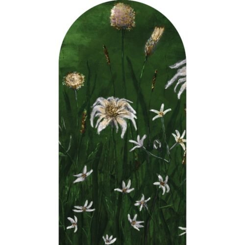 Papier peint arche Spring Cold Flowers 4 en toile autocollante ou sur mesure