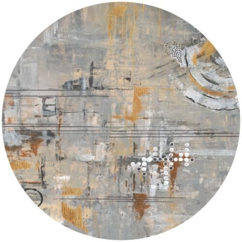 Papier peint cercle Loft Style 2, motif géométrique décoratif pour mur